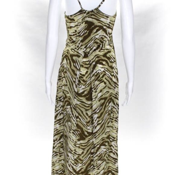 Josephine Silk Printed Maxi Dress Size P - Picture 6 of 8